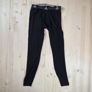 adidas Mens Black Full Length climalite Leggings Medium